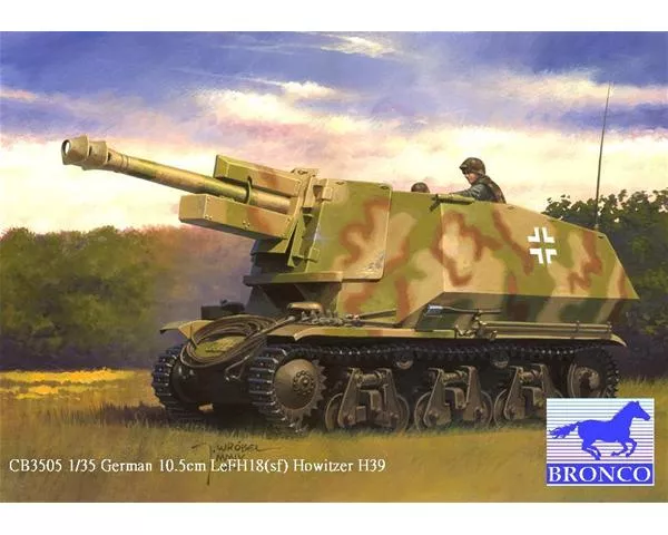 Bronco - 10.5cm leFH18(Sf) auf Geschutzwagen 39H(f)